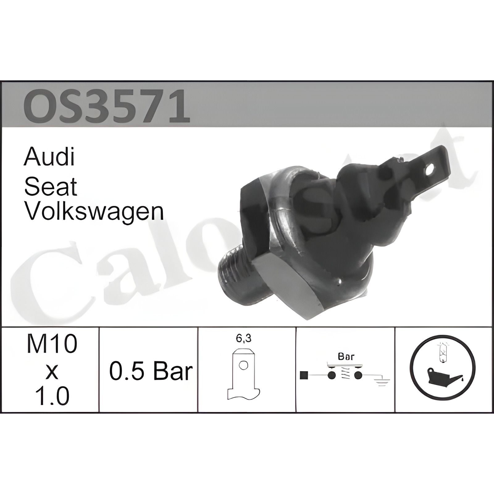 Датчик тиску оливи SKODA FABIA, SEAT AROSA, VW POLO Датчик тиску оливи SKODA FABIA, SEAT AROSA, VW POLO