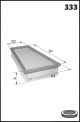 Фільтр повітряний SEAT TOLEDO, VW POLO, SKODA RAPID, MECAFILTER (ELP3918) Фільтр повітряний SEAT TOLEDO, VW POLO, SKODA RAPID, MECAFILTER (ELP3918)