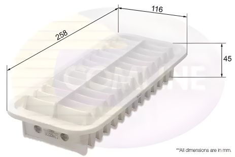 Повітряний фільтр COMLINE (CTY12230) для PEUGEOT 107 і CITROËN C1