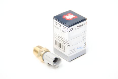 Температурний датчик охолоджуваної рідини Transit/Focus/Fiesta (2-конт/сірий), JP Group (1593100800) Температурний датчик охолоджуваної рідини Transit/Focus/Fiesta (2-конт/сірий), JP Group (1593100800)