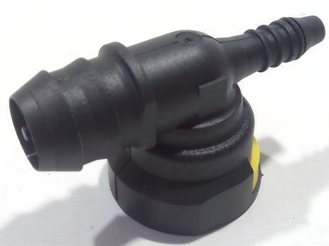 Соединительный штуцер топливного трубопровода иномарки D 17,5 мм/ID 17 мм/ID 8мм ЗАВОД (угол) двойной