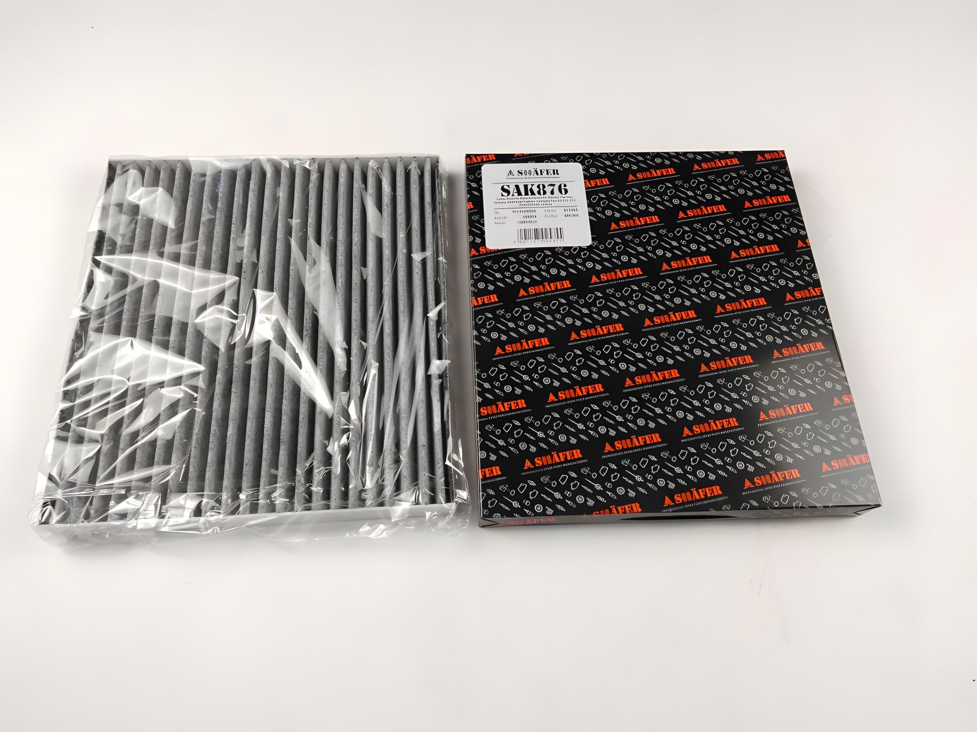 Салонний фільтр для Santa Fe III, Sonata (вугільний), SHAFER (SAK876) Салонний фільтр для Santa Fe III, Sonata (вугільний), SHAFER (SAK876)