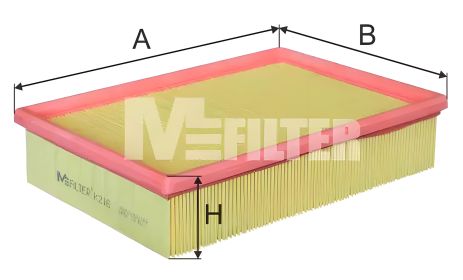 Воздушный фильтр для FORD ESCORT, M-FILTER (K216)