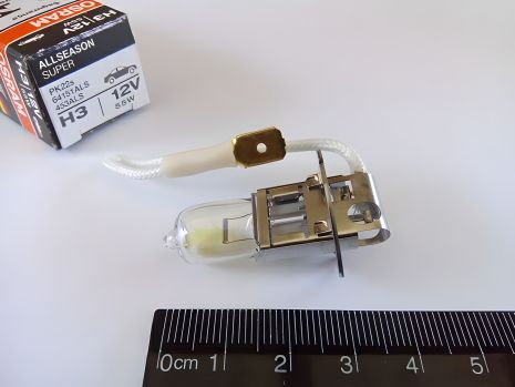 Автолампа OSRAM H3 12v 55w All Season (64151 ALS) 1 шт.