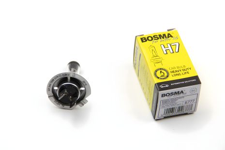 Автолампа H7 24V 70W PX26D LONG LIFE, BOSMA (6777) Автолампа H7 24V 70W PX26D LONG LIFE, BOSMA (6777)