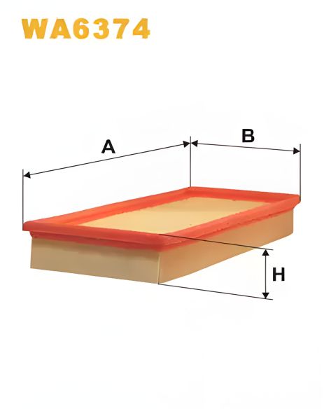 Воздушный фильтр для TOYOTA SIENNA от WIX FILTERS (WA6374) Воздушный фильтр для TOYOTA SIENNA от WIX FILTERS (WA6374)