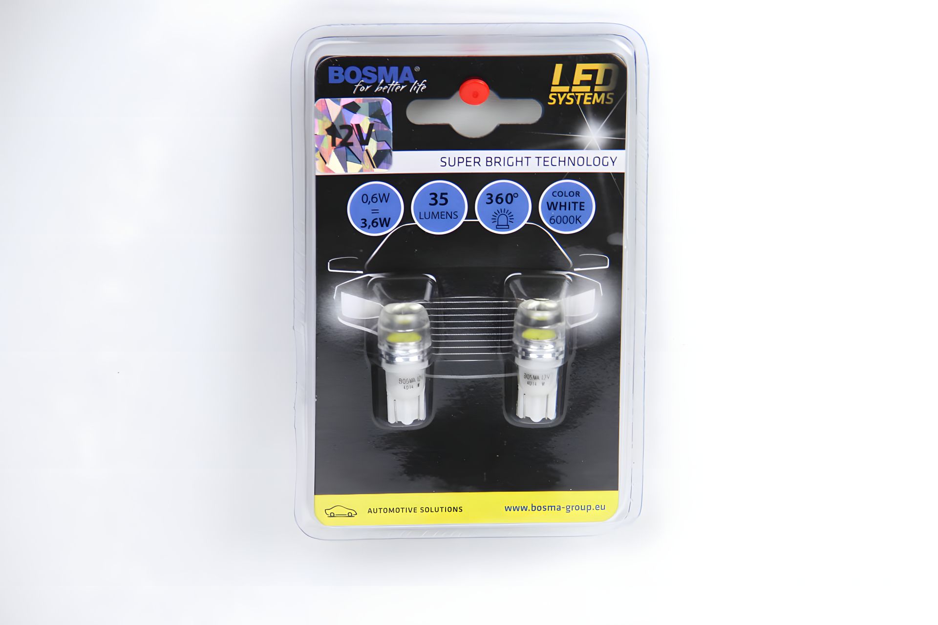 Автолампа T10 LED 12V 1xSMD 7080 LED, белая, 2шт BOSMA (4014) Автолампа T10 LED 12V 1xSMD 7080 LED, белая, 2шт BOSMA (4014)