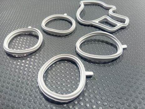 Прокладки впускного колектора VAZ 2112 (K-T 5 PCS.) White (000119122) (2112-1008636/38)