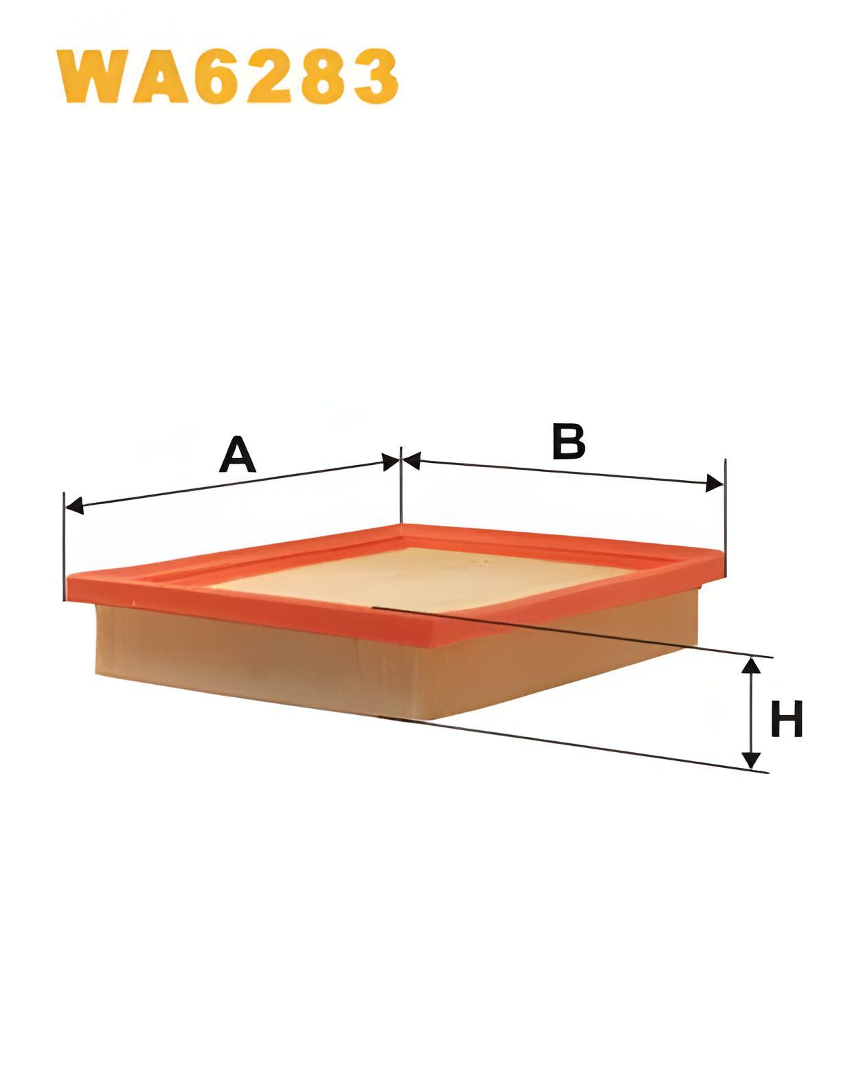 Повітряний фільтр HYUNDAI ACCENT, WIX FILTERS (WA6283) Повітряний фільтр HYUNDAI ACCENT, WIX FILTERS (WA6283)