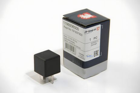 Реле вентилятора вмикання LT/T4/T5/CADDY/Crafter, JP Group (1199206000) Реле вентилятора вмикання LT/T4/T5/CADDY/Crafter, JP Group (1199206000)