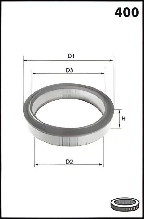 Air Filter Rover 200, Mecafilter (EL3542) Air Filter Rover 200, Mecafilter (EL3542)