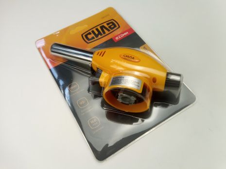 Газовая горелка СИЛА (680233) ?22mm/166mm/с пьезоподжигом