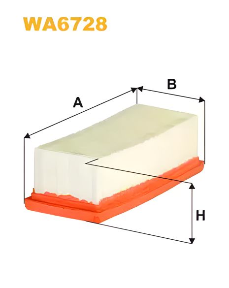 Повітряний фільтр NISSAN KUBISTAR, RENAULT CLIO, WIX FILTERS (WA6728) Повітряний фільтр NISSAN KUBISTAR, RENAULT CLIO, WIX FILTERS (WA6728)