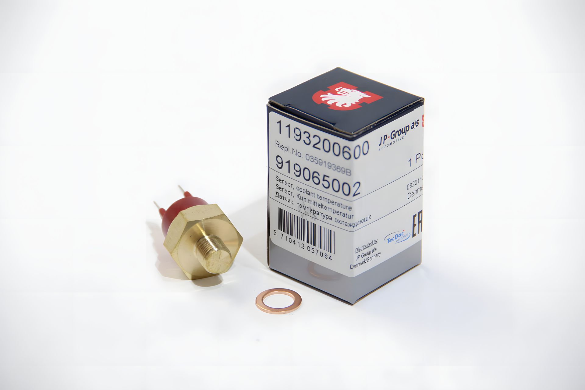 Температурний сенсор (2 конт./червоний/30С) Golf/Passat B2/Audi 100, JP Group (1193200600) Температурний сенсор (2 конт./червоний/30С) Golf/Passat B2/Audi 100, JP Group (1193200600)