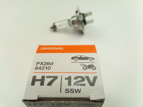 Лампа OSRAM H7 12v 55w Halogen (64210) 1 шт.