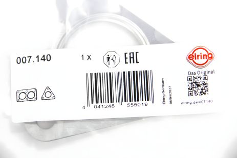 Прокладка турбины для Citroen Jumper/Ford Transit/Peugeot, ELRING (007140)