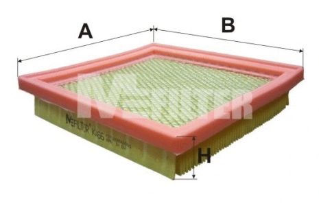 Фільтр повітряний NISSAN NOTE, NISSAN MICRA, M-FILTER (K466)