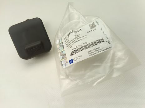 Капотная ручка Aveo T250, "GM" (96476604) черная Капотная ручка Aveo T250, "GM" (96476604) черная