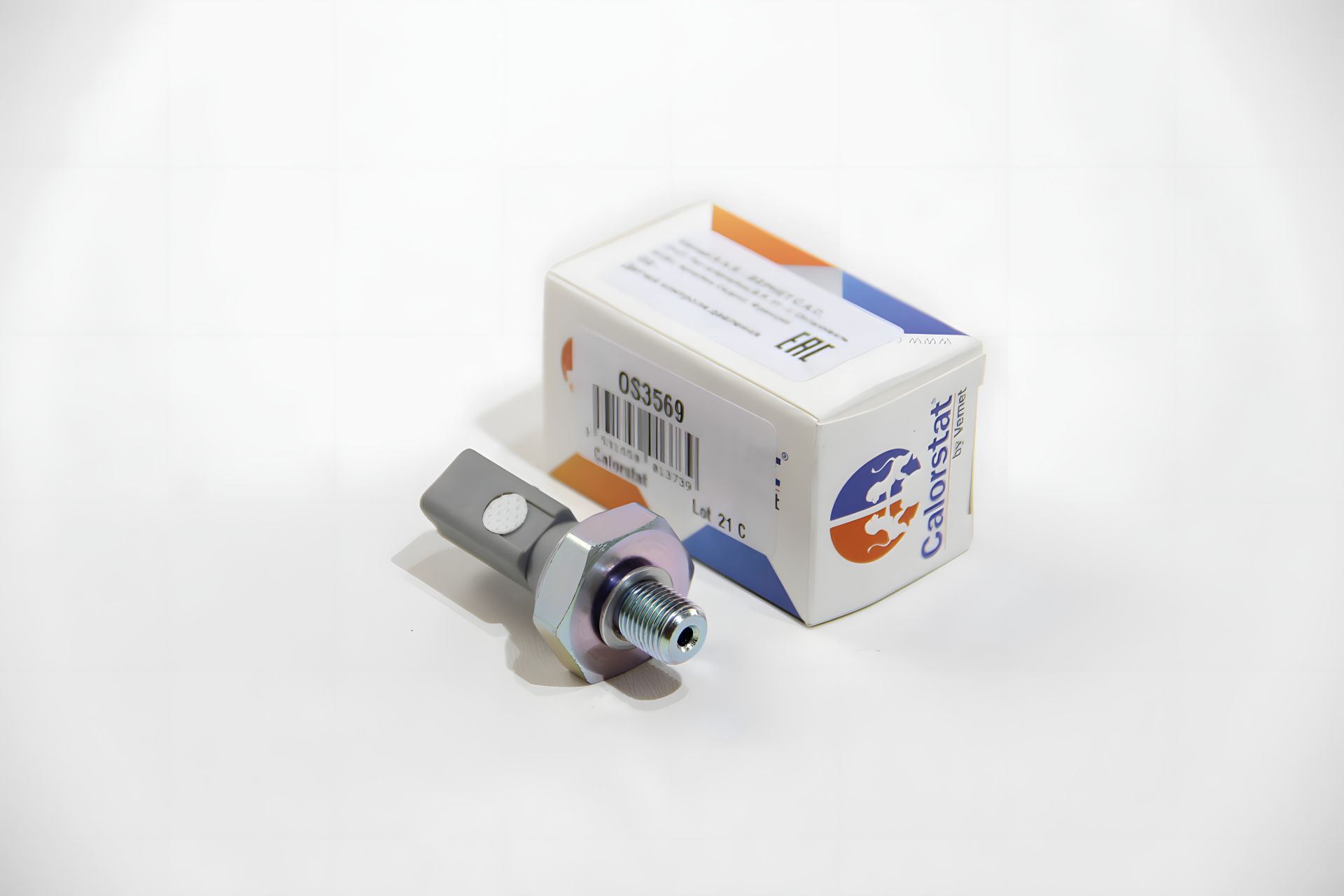 Датчик тиску оливи (0,75-1,05bar/1 конт./сірий) SUPERB/CADDY II 1.8-2.5D 95-08, CALORSTAT BY VERNET (OS3569) - Контроль мастила Датчик тиску оливи (0,75-1,05bar/1 конт./сірий) SUPERB/CADDY II 1.8-2.5D 95-08, CALORSTAT BY VERNET (OS3569) - Контроль мастила