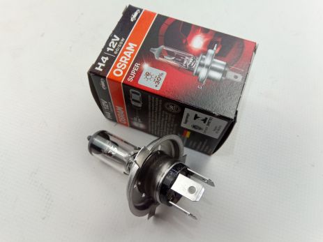 Лампа OSRAM H4 12v 60/55-43 SUPER (+ 30) (64193 SUP) 1 шт.