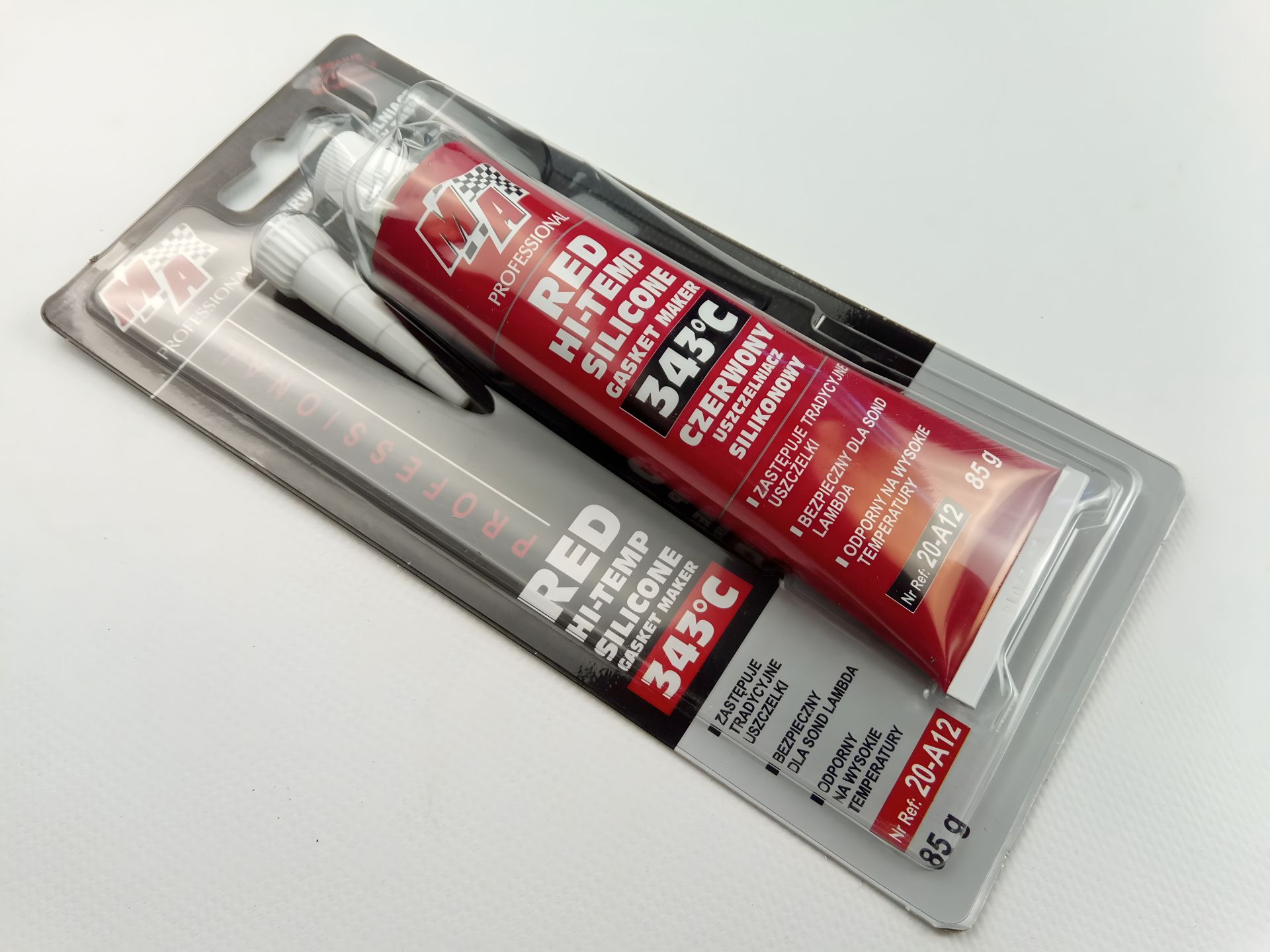 Червоний герметик Moje Auto (20-A12) 85г. Червоний герметик Moje Auto (20-A12) 85г.