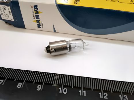 Автолампа NARVA H6W 12V (68161) BAX9S Автолампа NARVA H6W 12V (68161) BAX9S