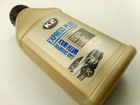 Шампунь "K2" з антикором та воском EXPRESS PLUS 0,5 л, білий (K140) Шампунь "K2" з антикором та воском EXPRESS PLUS 0,5 л, білий (K140)