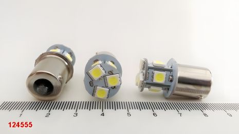 Светодиодная лампа 24V P21W 1156 8SMD, белая Светодиодная лампа 24V P21W 1156 8SMD, белая