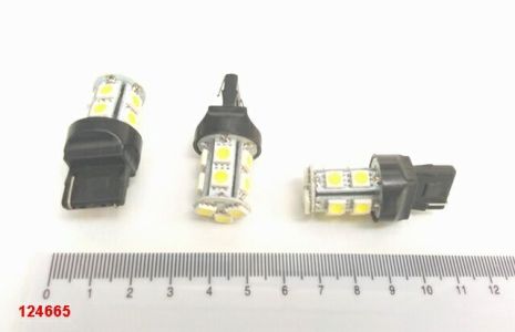 Лампа світлодіод 12V W21W T20 13SMD біла