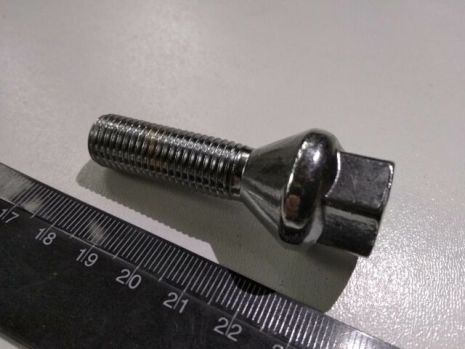 Колісний болт M12x35x1.50 Chrome/Cone/Key 17