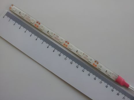 Светодиодная лента 24V 20см (50 х 50) красная