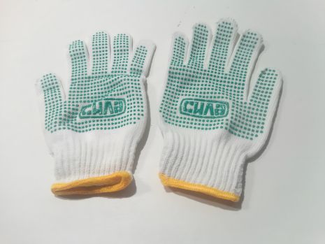 Рабочие перчатки СИЛА (480108) мастер/зеленая точка