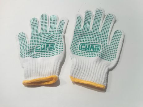 Рукавички майстерні СИЛА (480108) зелені точки Рукавички майстерні СИЛА (480108) зелені точки