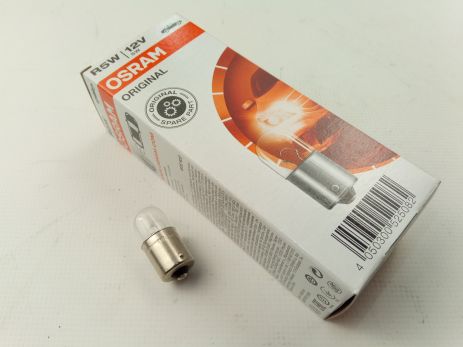 Лампа з цоколем OSRAM 12V R5W (5007) (10 шт. в уп.) (N0177185) ціна за 1 шт.