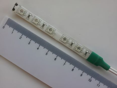 Зеленая светодиодная лента 24V 10см (50 х 50)