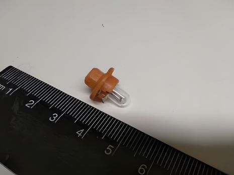 Безцокольная лампа BOCXOD 12V 1,1W BX8,4D с патроном, за 1 шт.