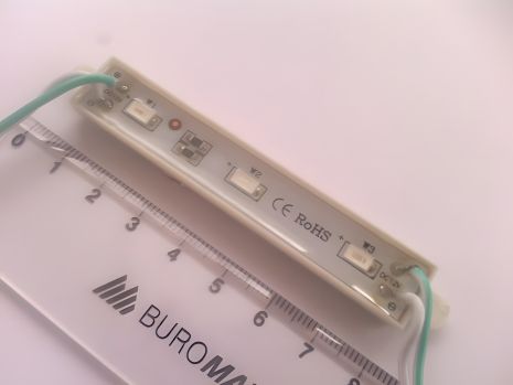 Модуль світлодіодний 13SMD (57 х 30) зелений Модуль світлодіодний 13SMD (57 х 30) зелений