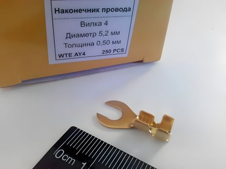 ΠΠΈΠ»ΠΊΠΎΠ²ΠΈΠΉ Π½Π°ΠΊΠΎΠ½Π΅ΡΠ½ΠΈΠΊ ΠΏΡΠΎΠ²ΠΎΠ΄ΠΊΠΈ 4/Π΄ΡΠ°ΠΌΠ΅ΡΡ 5,2 ΠΌΠΌ/ΡΠΎΠ²ΡΠΈΠ½Π° 0,50 ΠΌΠΌ/2,5-4,0 ΠΌΠΌ ΠΊΠ²., WTE (Π’ΡΡΠ΅ΡΡΠΈΠ½Π°) AY4 ΠΠΈΠ»ΠΊΠΎΠ²ΠΈΠΉ Π½Π°ΠΊΠΎΠ½Π΅ΡΠ½ΠΈΠΊ ΠΏΡΠΎΠ²ΠΎΠ΄ΠΊΠΈ 4/Π΄ΡΠ°ΠΌΠ΅ΡΡ 5,2 ΠΌΠΌ/ΡΠΎΠ²ΡΠΈΠ½Π° 0,50 ΠΌΠΌ/2,5-4,0 ΠΌΠΌ ΠΊΠ²., WTE (Π’ΡΡΠ΅ΡΡΠΈΠ½Π°) AY4