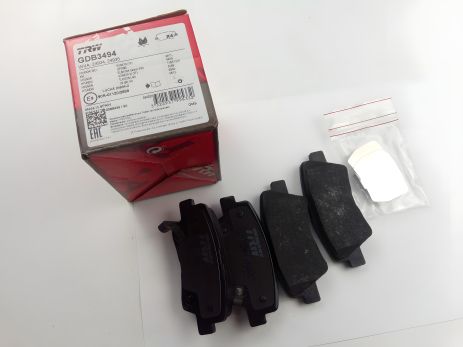 Задние тормозные колодки для Elantra 11-, TRW (GDB3494) (58302-3XA30)