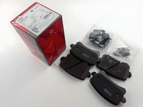 Колодки задні гальмівні VAG, TRW (GDB1763) (JZW698451G)