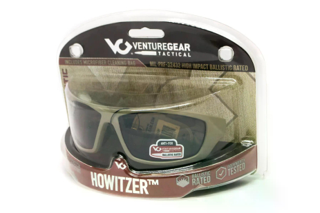 Захисні окуляри Venture Gear Tactical Howitzer Tan (bronze) Anti-Fog, коричневі в пісочній оправі Захисні окуляри Venture Gear Tactical Howitzer Tan (bronze) Anti-Fog, коричневі в пісочній оправі