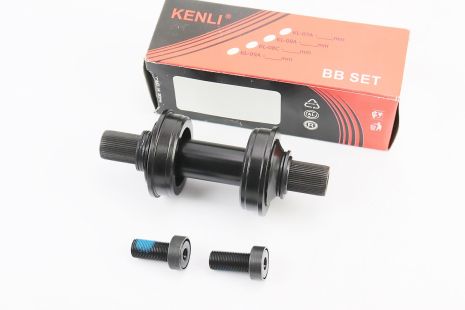 Каретка "шлицы BMX 48T-19мм" 140мм, 2 пром-подшипники (19*41,28*11), KL-11F (American Type)