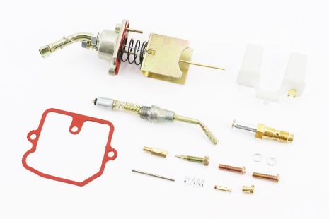 Ремонтный комплект карбюратора К65Т (полный), 13 деталей+поплавок+крышка+рычаг