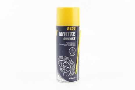 Смазка многофункциональная литиевая "WHITE GREASE", Аэрозоль 450ml