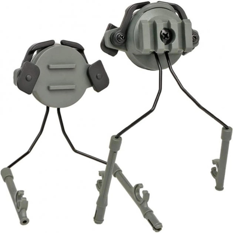 Кріплення адаптер на каску шолом HL-ACC-43-OD для навушників Peltor/Earmor/Walkers (olive)