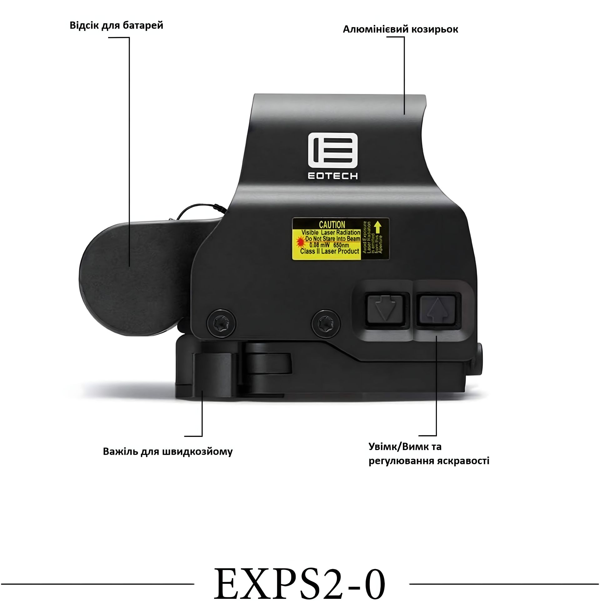 EOTech коліматорний приціл EXPS2-0 Blk EOTech коліматорний приціл EXPS2-0 Blk