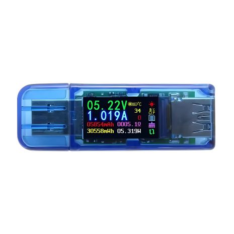 USB Charger Doctor AT34 багатофункціональний з РК-дисплеєм (USB 3.0, 30V, 4A)