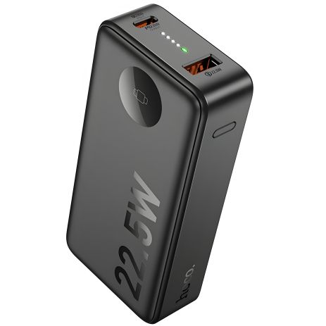 Hoco Jewel Power Bank Q27B 10000mAh 22.5W+PD20W with Watch Charger Black