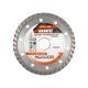 Алмазний диск TURBO 125х2.2 мм 22-24% 12200 об/хв, MASTERTOOL 9-02-125