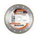Алмазный диск TURBO 180×2.6 мм 22-24% 8600 об/мин, MASTERTOOL 9-02-180